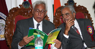 Shri Masud Choudhary  with Shri N.N Vohra